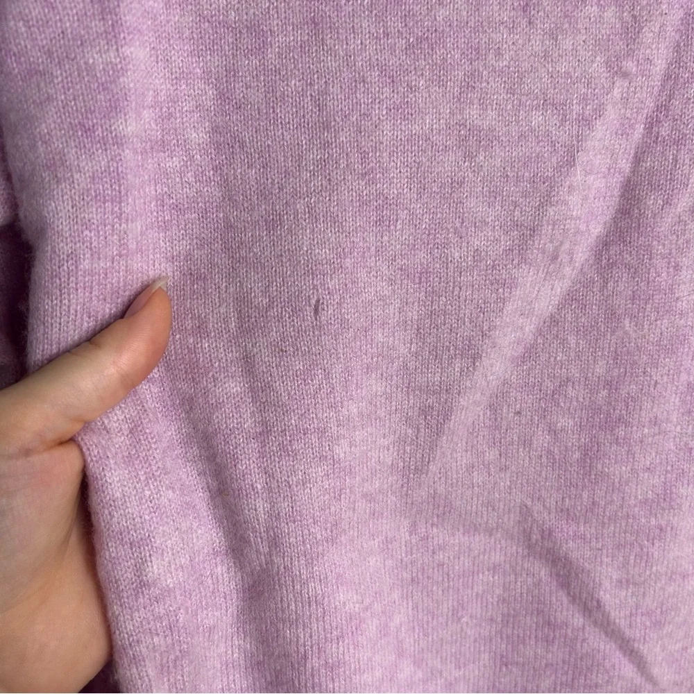 NWT Charter Club 100% Cashmere Pink Pullover Sweater XL FLAWED